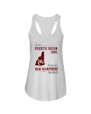 PUERTO RICAN GIRL LIVING IN NEW HAMPSHIRE WORLD Ladies Flowy Tank thumbnail