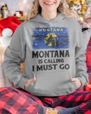 Montana Is Calling And I Must Go Hooded Sweatshirt custom-hoodie-sweatshirt-lifestyle-front-211