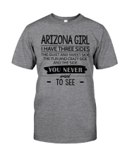 Arizona Girl Three Sides Classic T-Shirt front