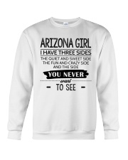 Arizona Girl Three Sides Crewneck Sweatshirt tile