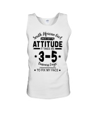 South African Girl I Need 3-5 Business Days To Fix My Face Unisex Tank tile
