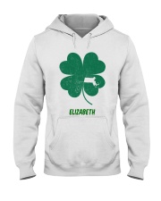 Massachusetts Map Shamrock Hooded Sweatshirt tile