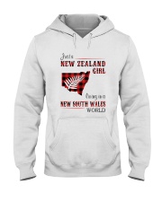 NEW ZEALAND GIRL LIVING IN NSW WORLD Hooded Sweatshirt thumbnail