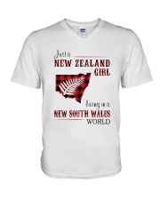 NEW ZEALAND GIRL LIVING IN NSW WORLD V-Neck T-Shirt thumbnail