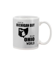 JUST A MICHIGAN GUY IN AN OHIO WORLD Mug thumbnail