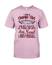 GERMAN GIRL A MOUTH CAN'T CONTROL Classic T-Shirt thumbnail