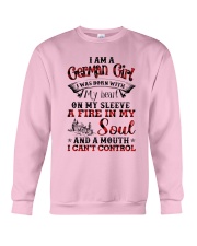 GERMAN GIRL A MOUTH CAN'T CONTROL Crewneck Sweatshirt thumbnail