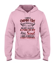 GERMAN GIRL A MOUTH CAN'T CONTROL Hooded Sweatshirt front