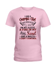 GERMAN GIRL A MOUTH CAN'T CONTROL Ladies T-Shirt thumbnail
