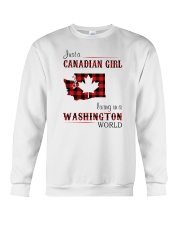 CANADIAN GIRL LIVING IN WASHINGTON WORLD Crewneck Sweatshirt tile