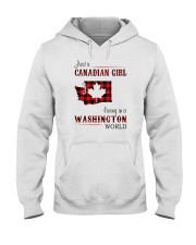 CANADIAN GIRL LIVING IN WASHINGTON WORLD Hooded Sweatshirt tile