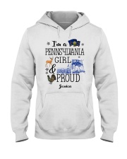 Persionalized I'm A Pennsylvania Girl And Pround Hooded Sweatshirt tile