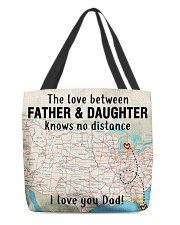 MICHIGAN FLORIDA FATHER DAUGHTER I LOVE DAD All-Over Tote tile