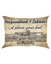 NEWFOUNDLAND LABRADORS PLACE YOUR HEART REMAINS Rectangular Pillowcase thumbnail