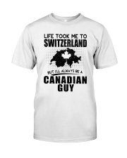CANADIAN GUY LIFE TOOK TO SWITZERLAND Classic T-Shirt tile