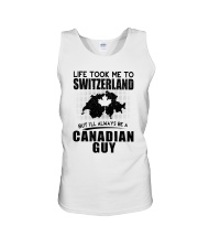 CANADIAN GUY LIFE TOOK TO SWITZERLAND Unisex Tank thumbnail