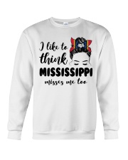 Mississippi Misses Me Too Crewneck Sweatshirt tile