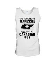 CANADIAN GUY LIFE TOOK TO TENNESSEE Unisex Tank tile