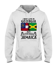 LIVE IN GEORGIA BEGAN IN JAMAICA Hooded Sweatshirt tile