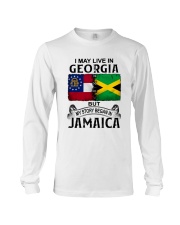 LIVE IN GEORGIA BEGAN IN JAMAICA Long Sleeve Tee tile