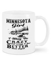 Minnesota Girl I May Be Crazy Mugs tile