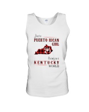 PUERTO RICAN GIRL LIVING IN KENTUCKY WORLD Unisex Tank thumbnail