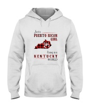 PUERTO RICAN GIRL LIVING IN KENTUCKY WORLD Hooded Sweatshirt thumbnail