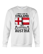 LIVE IN ENGLAND BEGAN IN AUSTRIA Crewneck Sweatshirt tile