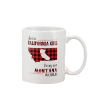 CALIFORNIA GIRL LIVING IN MONTANA WORLD Mug thumbnail