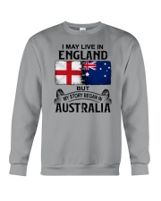 LIVE IN ENGLAND BEGAN IN AUSTRALIA Crewneck Sweatshirt thumbnail