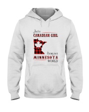 CANADIAN GIRL LIVING IN MINNESOTA WORLD Hooded Sweatshirt thumbnail
