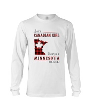 CANADIAN GIRL LIVING IN MINNESOTA WORLD Long Sleeve Tee thumbnail