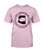 WASHINGTON GIRL LIVING IN ARIZONA WORLD Classic T-Shirt thumbnail