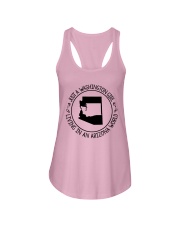 WASHINGTON GIRL LIVING IN ARIZONA WORLD Ladies Flowy Tank thumbnail