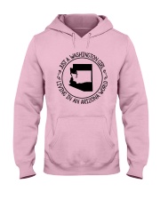 WASHINGTON GIRL LIVING IN ARIZONA WORLD Hooded Sweatshirt front