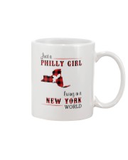 PHILLY GIRL LIVING IN NEW YORK WORLD Mug thumbnail