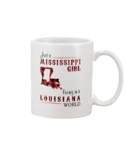 MISSISSIPPI GIRL LIVING IN LOUISIANA WORLD Mug tile