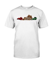 Kentucky Map Pattern Classic T-Shirt tile