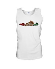Kentucky Map Pattern Unisex Tank tile