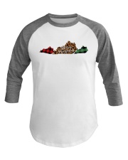 Kentucky Map Pattern Baseball Tee tile