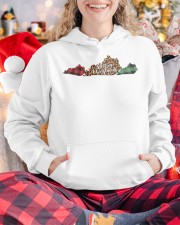 Kentucky Map Pattern Hooded Sweatshirt custom-hoodie-sweatshirt-lifestyle-front-211