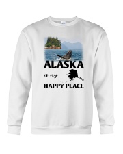 ALASKA IS MY HAPPY PLACE Crewneck Sweatshirt thumbnail