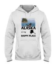 ALASKA IS MY HAPPY PLACE Hooded Sweatshirt thumbnail