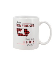 NEW YORK GIRL LIVING IN IOWA WORLD Mug thumbnail