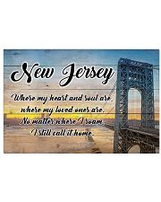 NEW JERSEY WHERE MY LOVED ONES ARE 24x16 Poster front