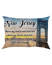 NEW JERSEY WHERE MY LOVED ONES ARE Rectangular Pillowcase thumbnail