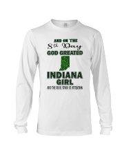 God Created Indiana Girl Long Sleeve Tee tile