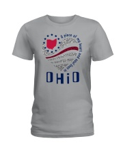 A PIECE OF MY HEART AND SOUL LIVES IN OHIO Ladies T-Shirt tile