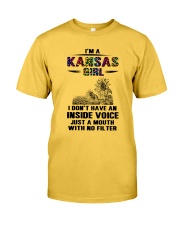 Kansas Girl Just A Mouth With No Filter Classic T-Shirt front