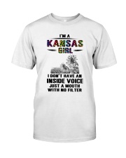Kansas Girl Just A Mouth With No Filter Classic T-Shirt tile